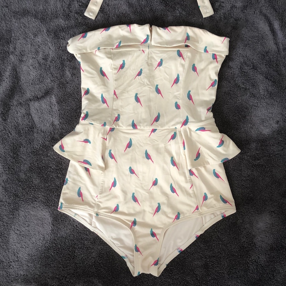 Marc Jacobs retro peacock swimsuit